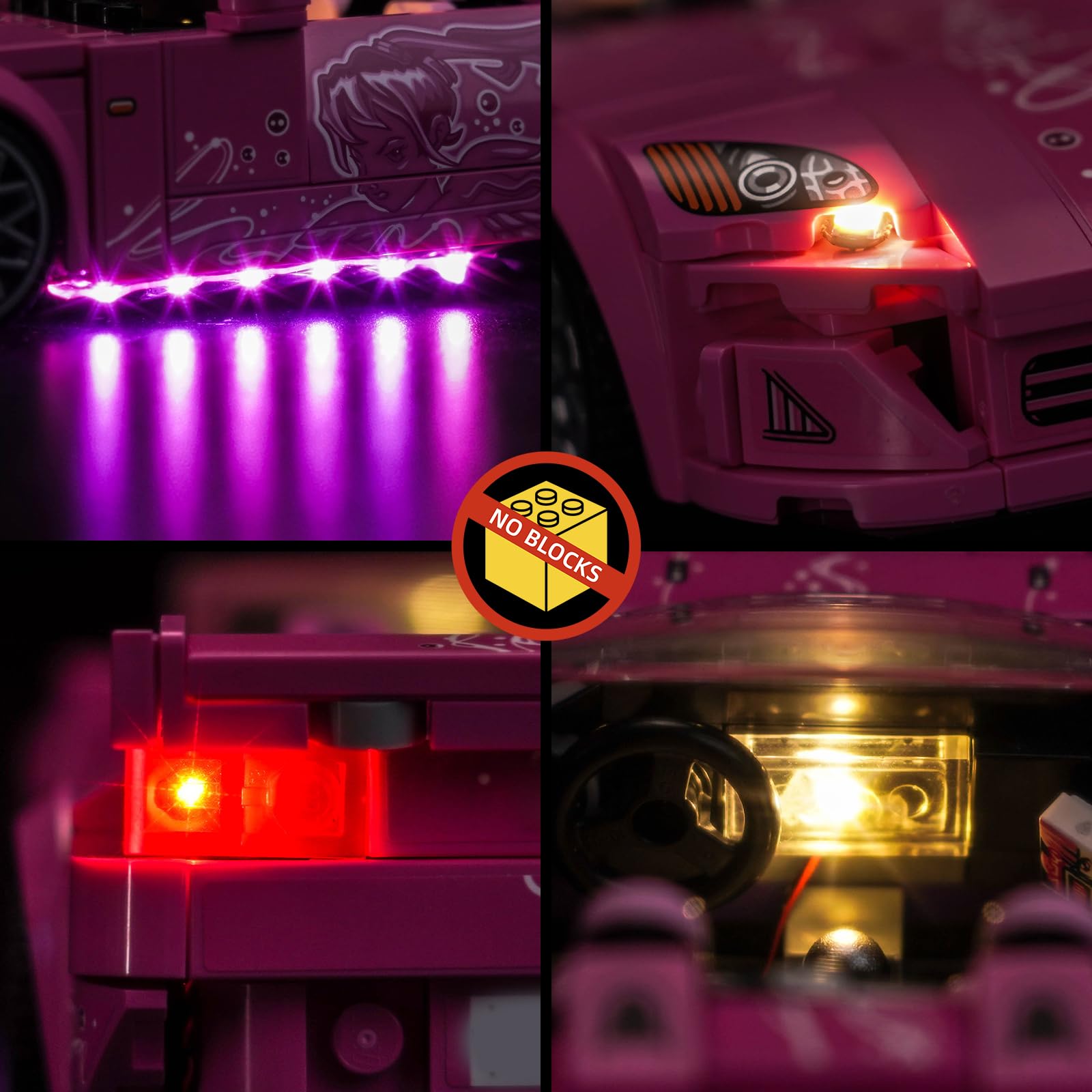 BrickBling LED light kit for Honda S2000 gift idea for enthusiasts