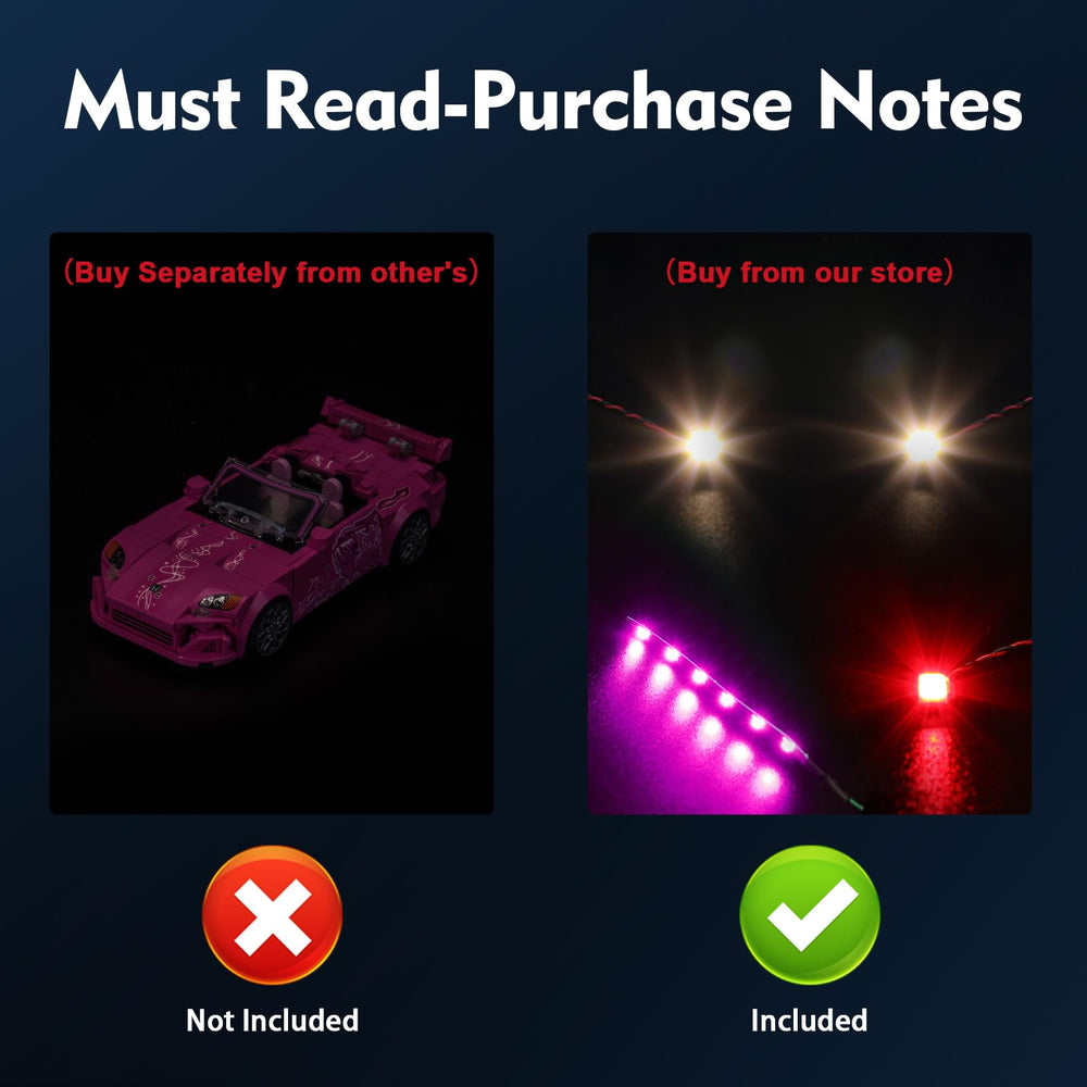 BrickBling LED light kit for Honda S2000 installation guide helps quick setup