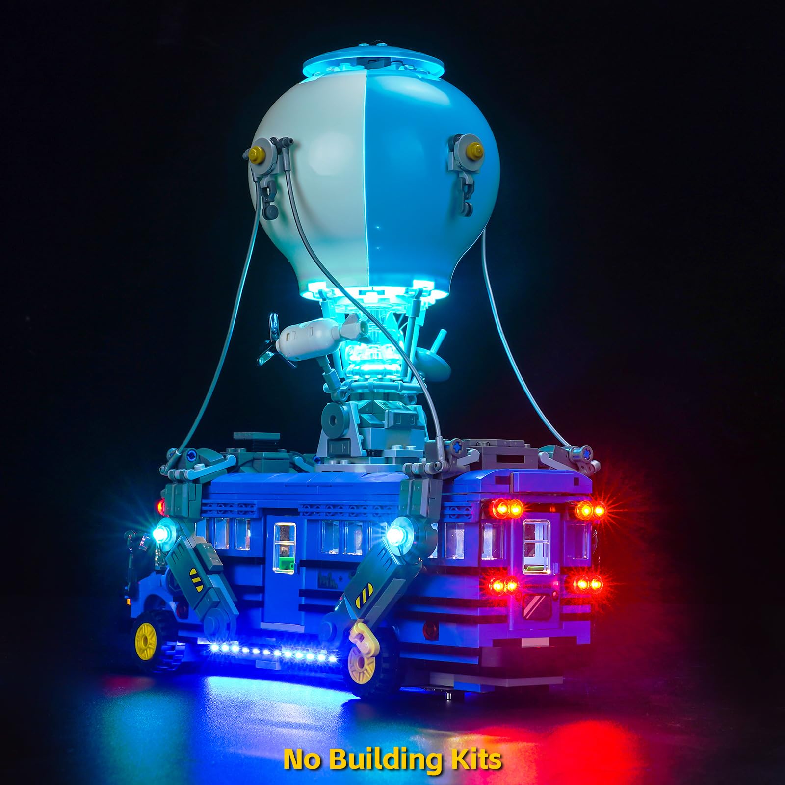 BrickBling LED wires are slim for clean fitting inside bricks.