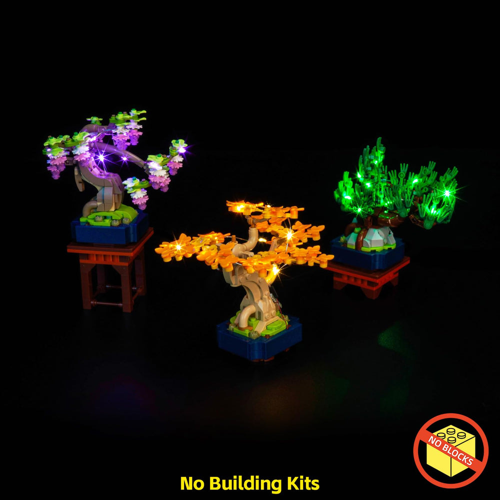 BrickBling Lego bonsai light setup enhances 10373 display setup