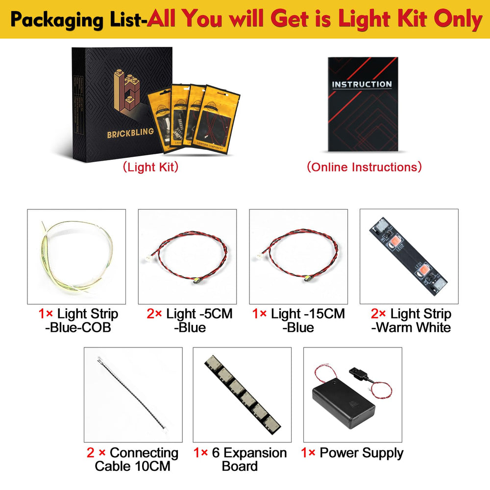 BrickBling LED kit preserves playability while enhancing display aesthetics.