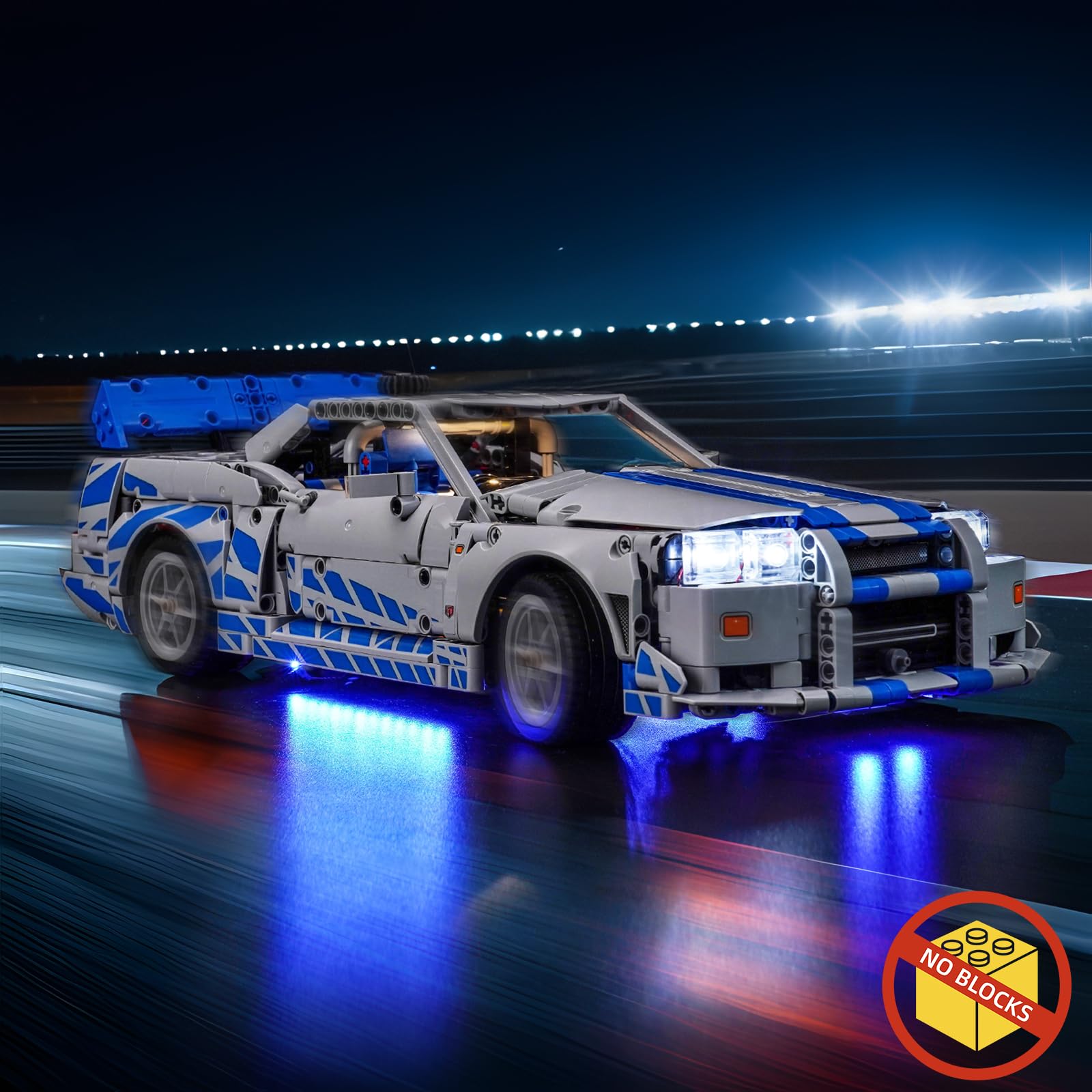 BrickBling installation-ready kit highlights details without damaging the model.