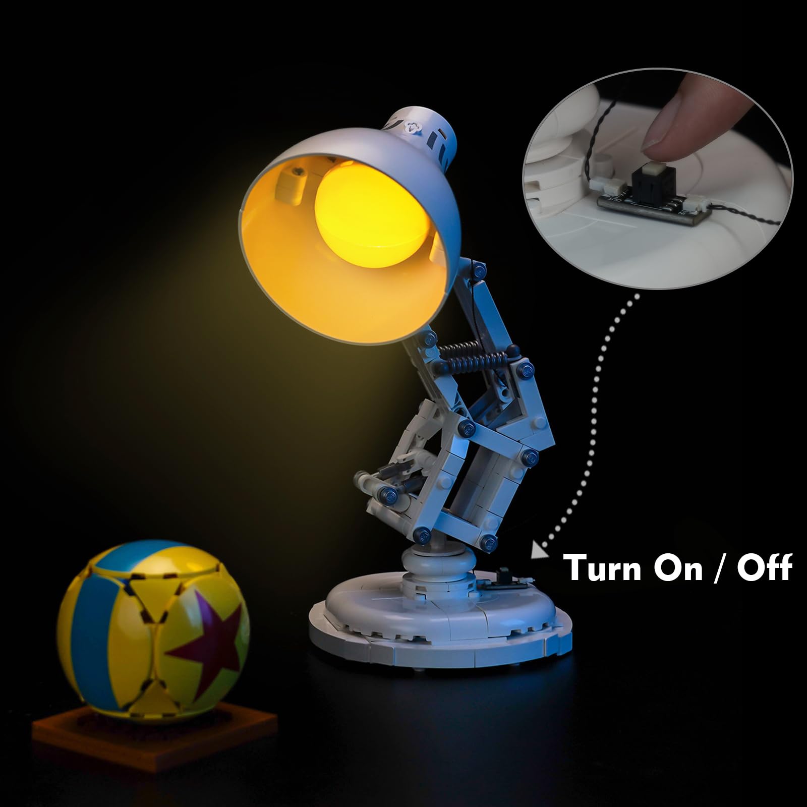 BrickBling Luxo Jr. installation guide helps seamless setup for Pixar lamp