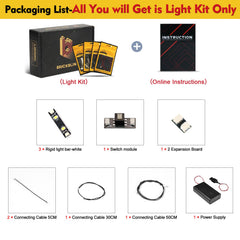 BrickBling Luxo Jr. USB-powered light kit offers flexible power options
