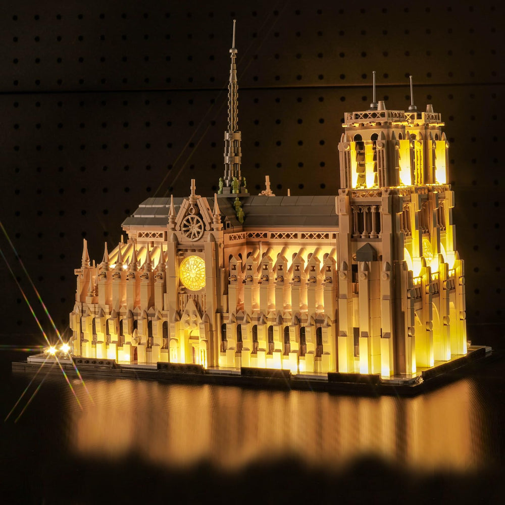 BrickBling RC version light kit for Lego Notre-Dame 21061 adds remote control convenience