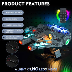 BrickBling remote-control lighting lets you adjust ambiance without clutter.