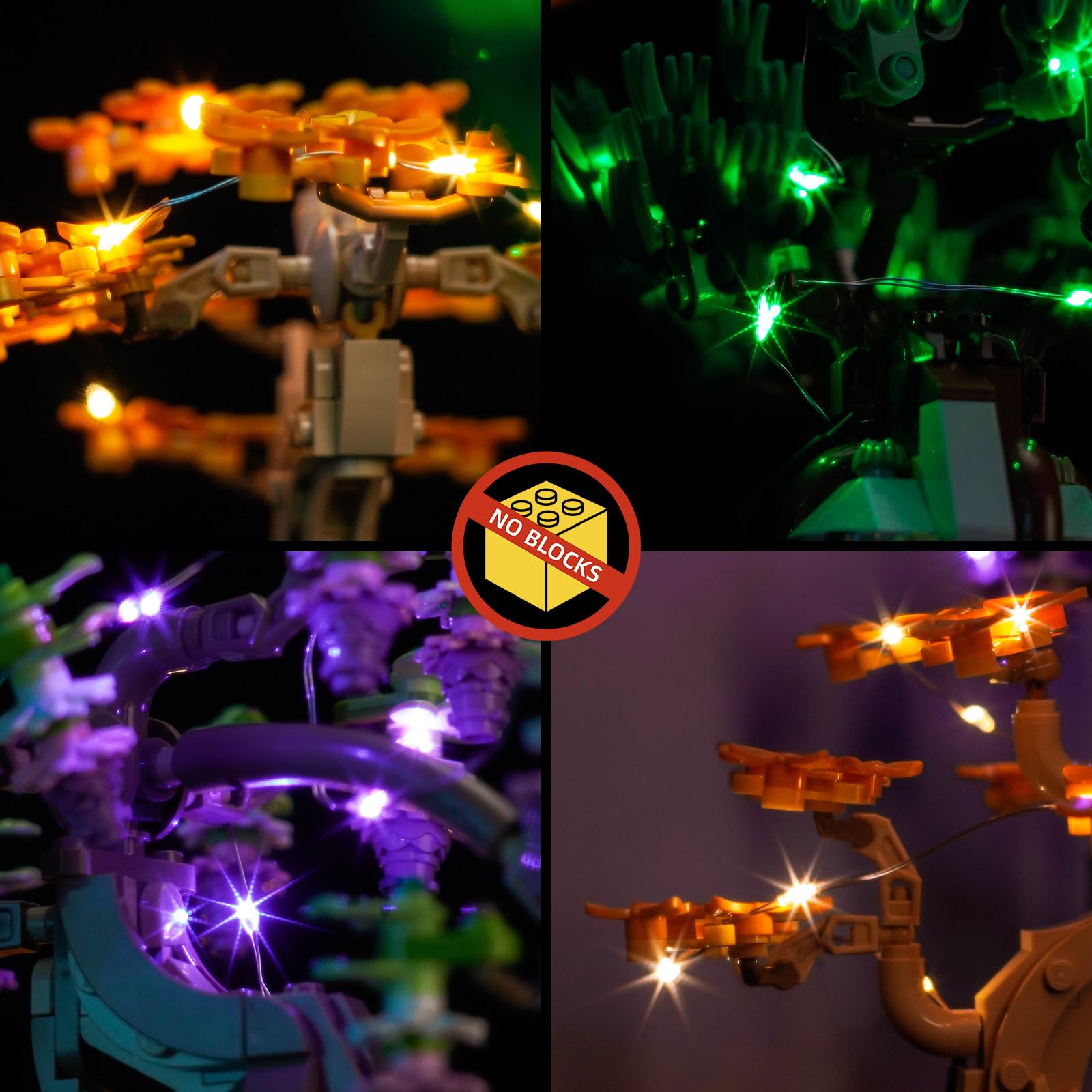 BrickBling uses ABS and copper materials for safe, durable lighting