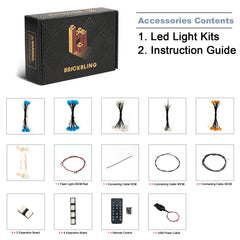 BrickBling safe ABS and copper materials ensure durable, reliable lighting.
