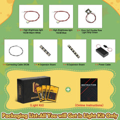 BrickBling safe ABS housing and copper wiring for durability.