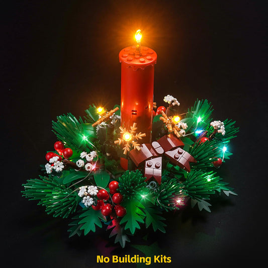 BrickBling USB-powered lighting brings Lego Christmas scene to life.