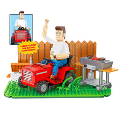 BrickCraft Hank Hill gift-ready packaging, perfect for holidays or birthdays.