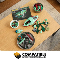 Brickcraft Futurama Planet Express Ship compatibility with other brick brands.