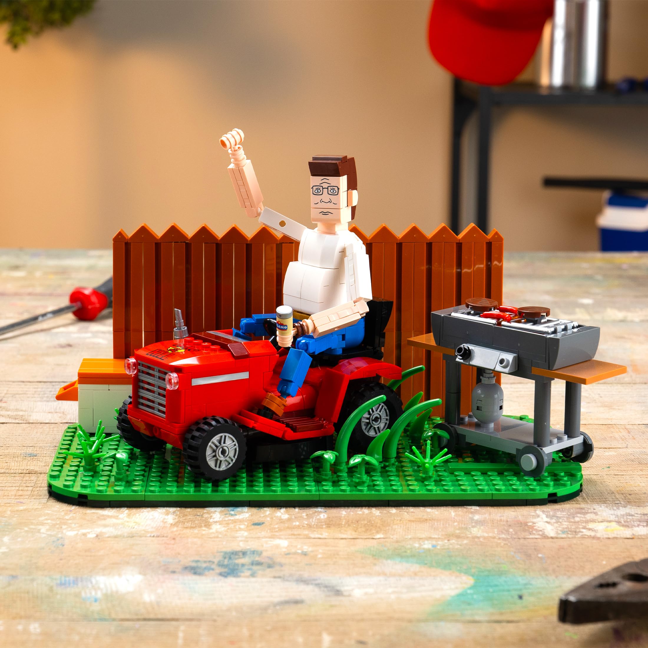 BrickCraft King of the Hill brick set, nostalgic collectible for fans.