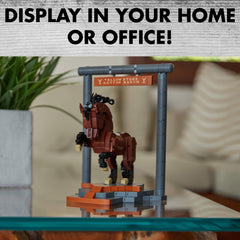 Brickcraft stallion legs poseable for dynamic, customizable dioramas.
