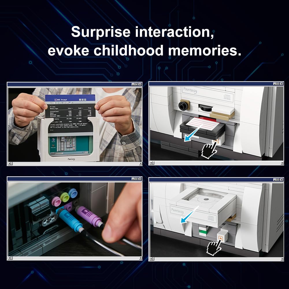 BRICKKK floppy disks and CD-ROMs, nostalgic collectibles that spark conversation.