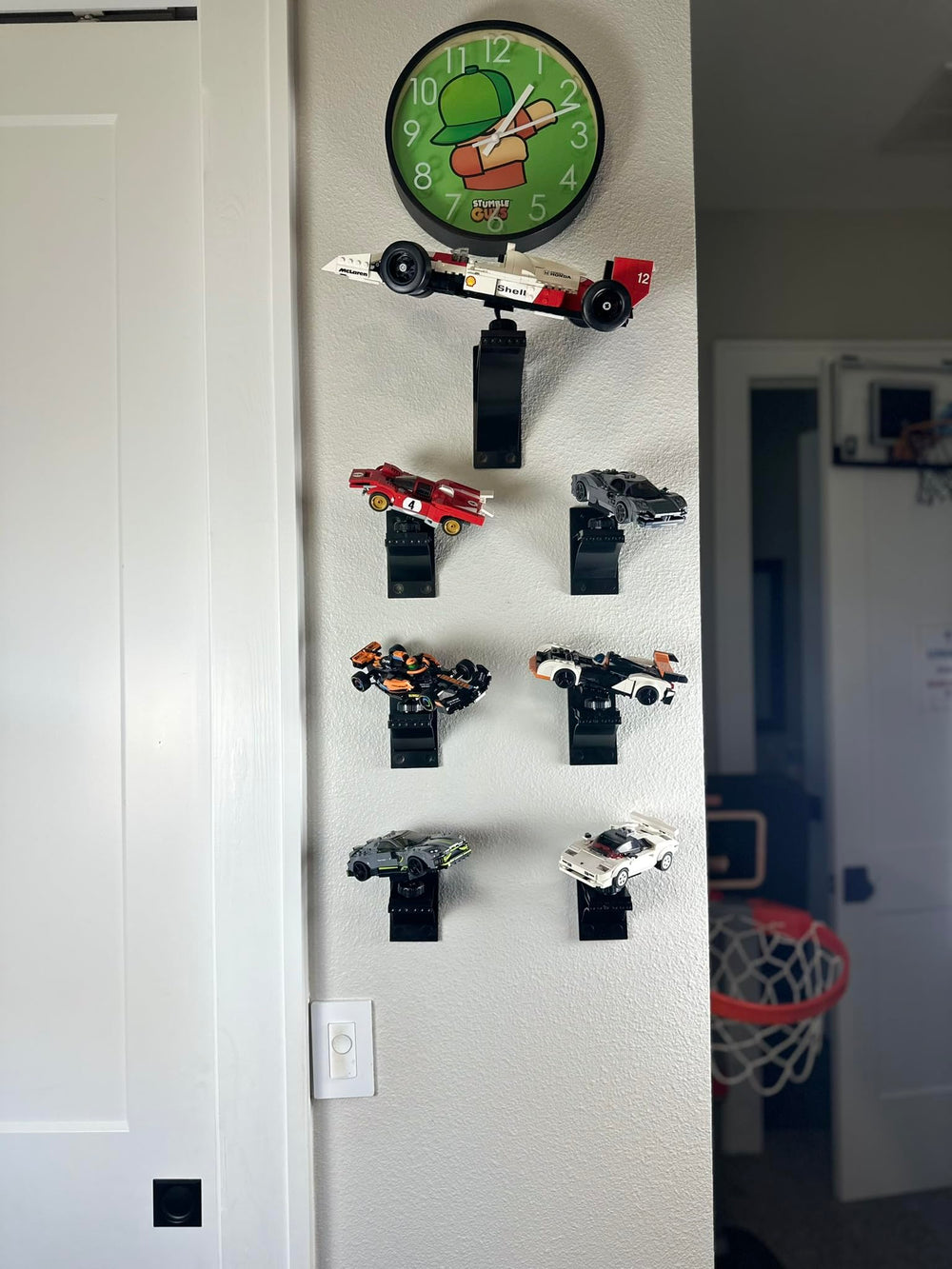 Brickmaster Displays Infinity Display Shelf 2-pack ideal for multi-collection displays.