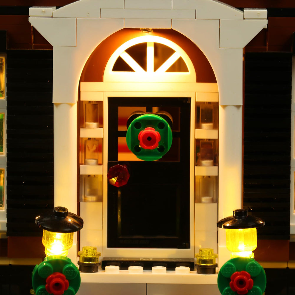 Brickshining battery or USB power options offer flexible, convenient lighting setup