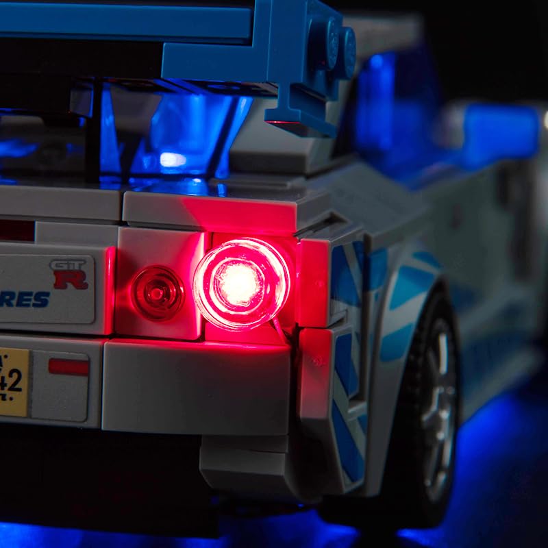 Brickshining LED kit components shown for quick, tidy installation