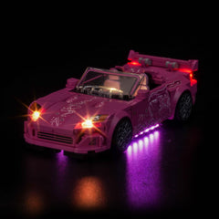 BrickShining LED kit for LEGO 77241 Honda S2000 side-lit with vivid accents