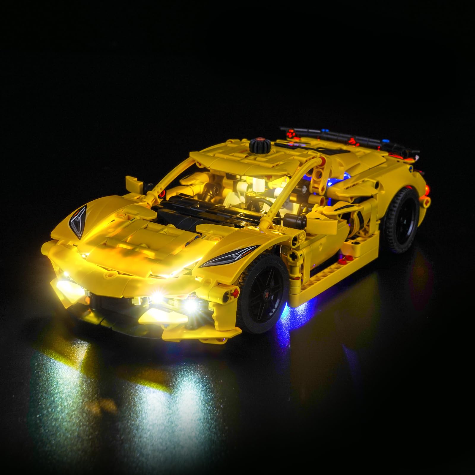 Brickshining gift-ready lighting kit for Lego 42205 Corvette Stingray