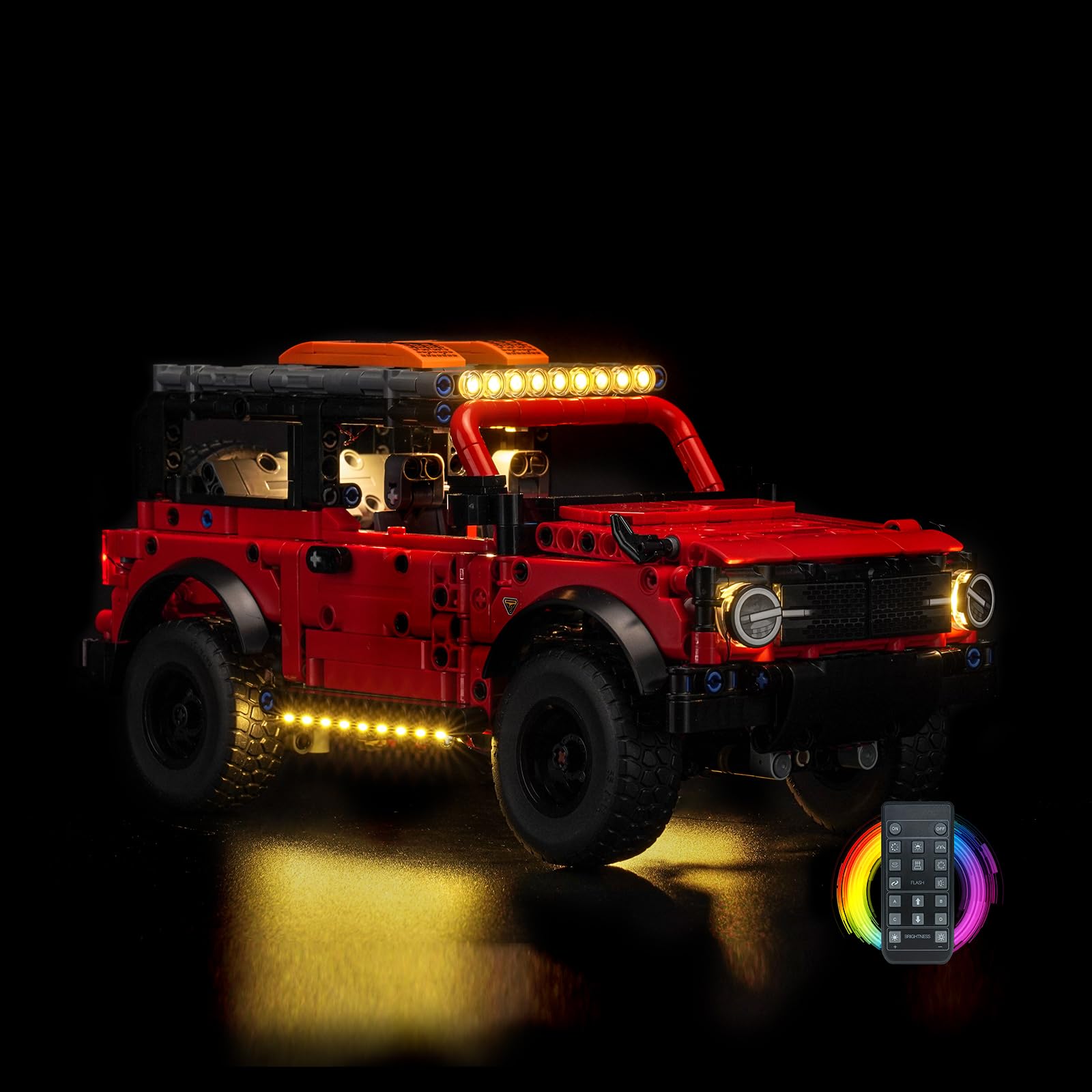 Brickshining LED lighting close-up diodes, high-quality materials and durable design.