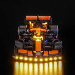 Brickshining MCL38 light kit components with LEDs and copper wiring.