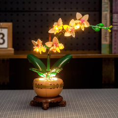 Brickshining Mini Orchid LED lighting kit copper components emphasize heat resistance