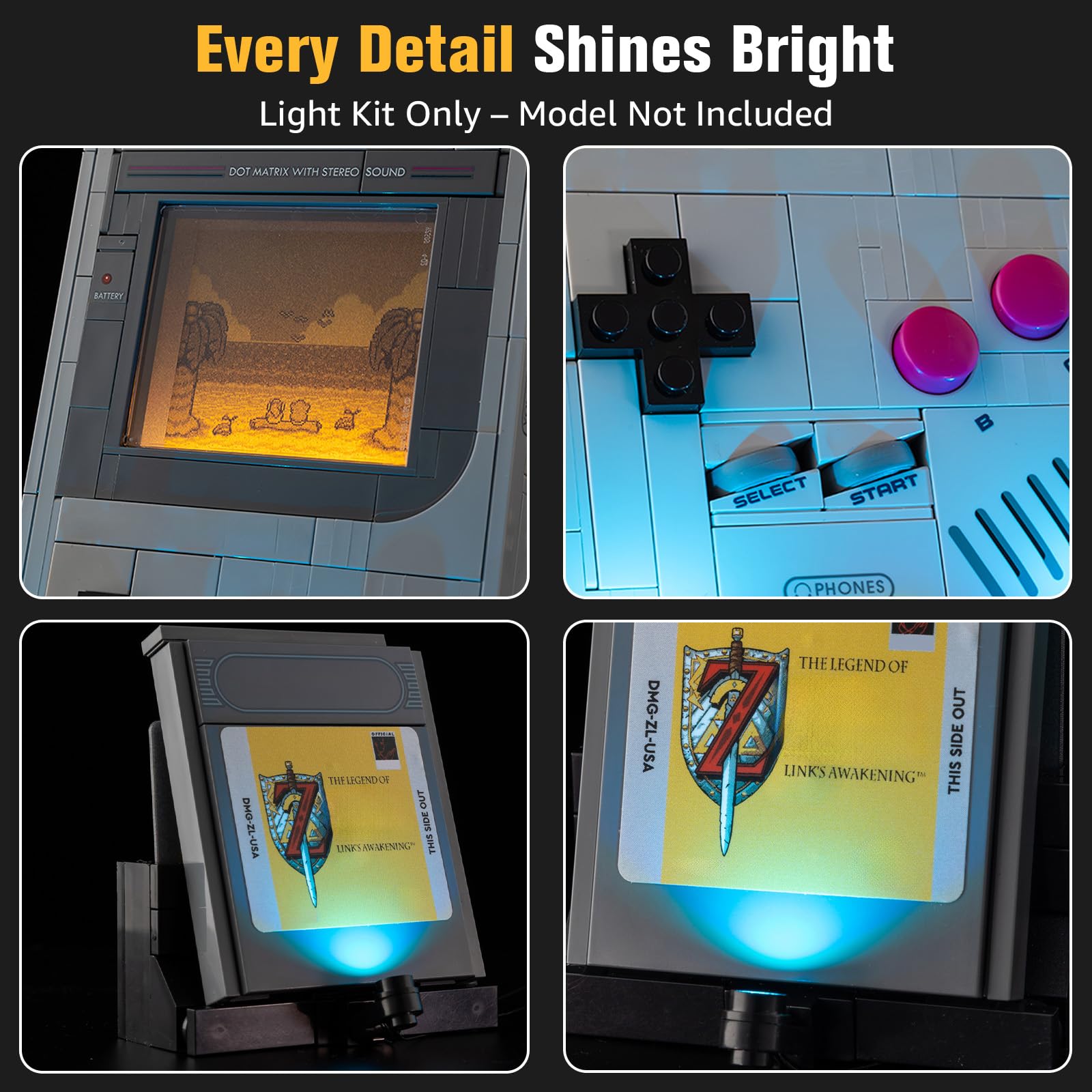 BrickSoul easy-to-install light kit with guided setup.