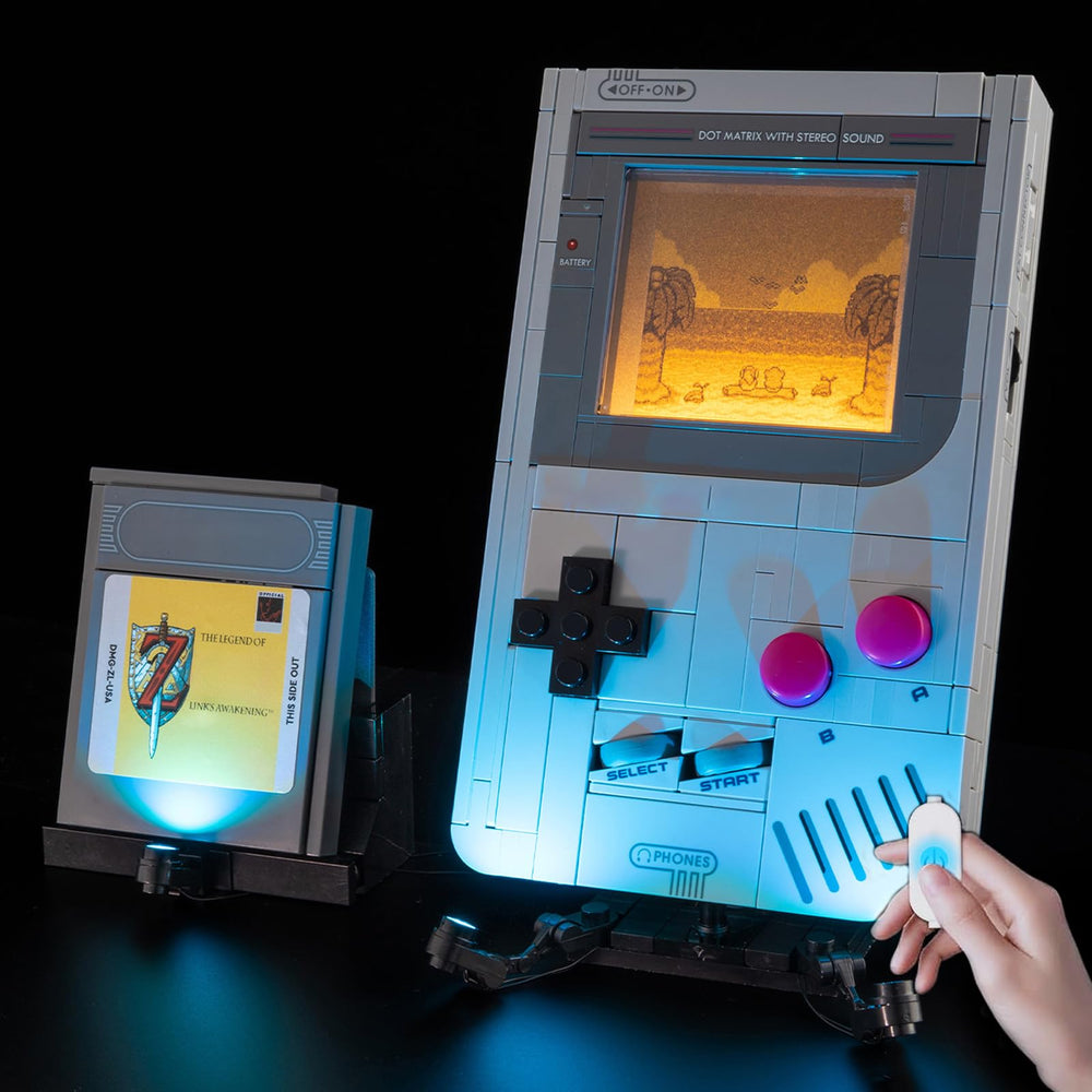 BrickSoul upgrade light kit with precise wiring for Gameboy 72046, enhancing display.