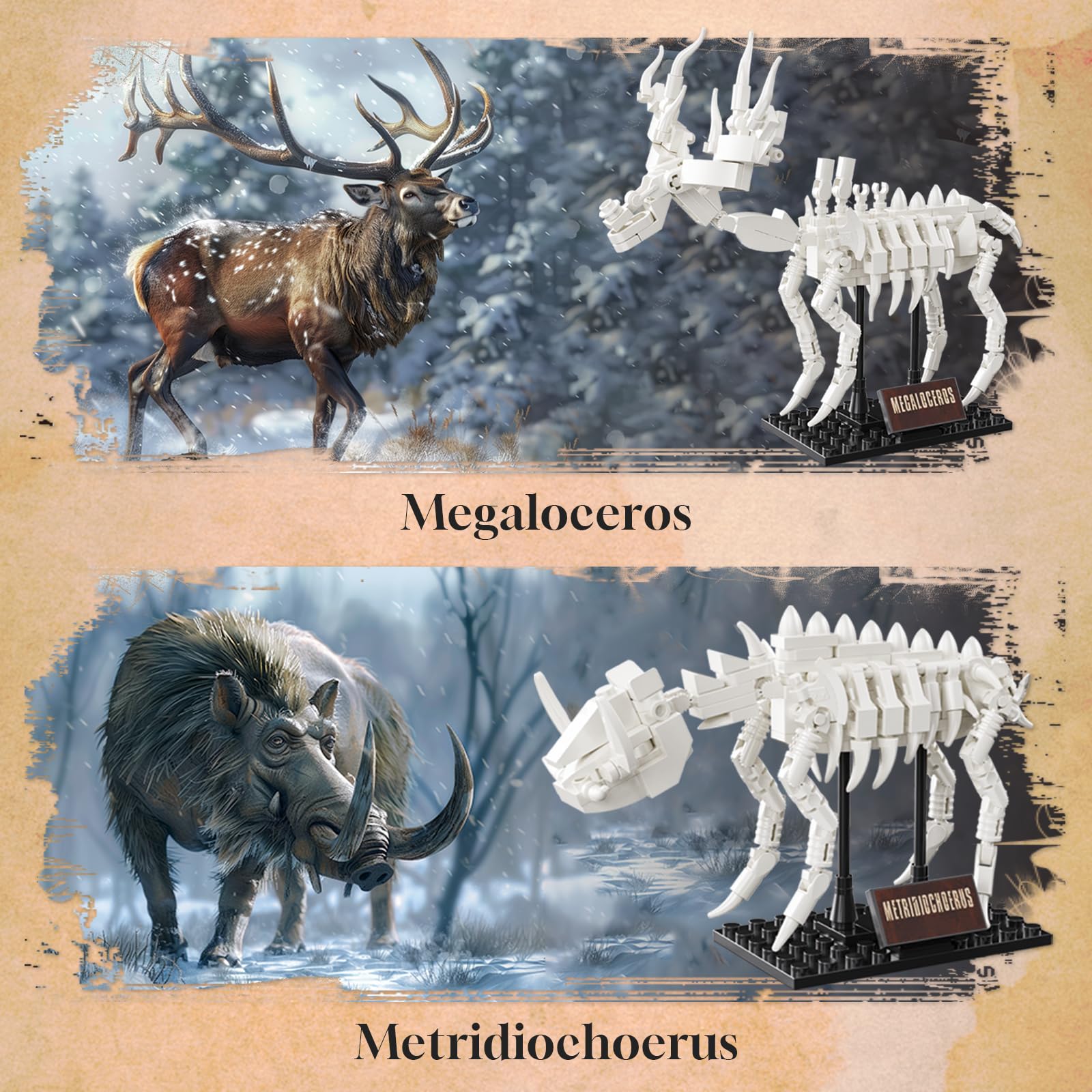 BrickTribe Giant Deer model supports STEM curiosity and ecosystem storytelling