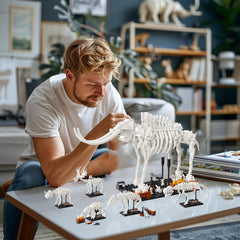 BrickTribe Mammoth skeleton final build sparks wow-worthy museum display