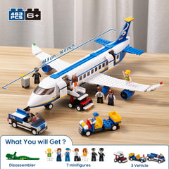 BrickTribe City container loader supports airport logistics role-play
