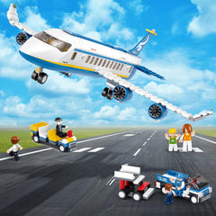 BrickTribe City luggage cart authentic baggage handling play