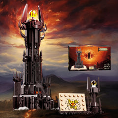 BrickTribe Glowing Lord Castle Eye Light lit crown for dramatic display