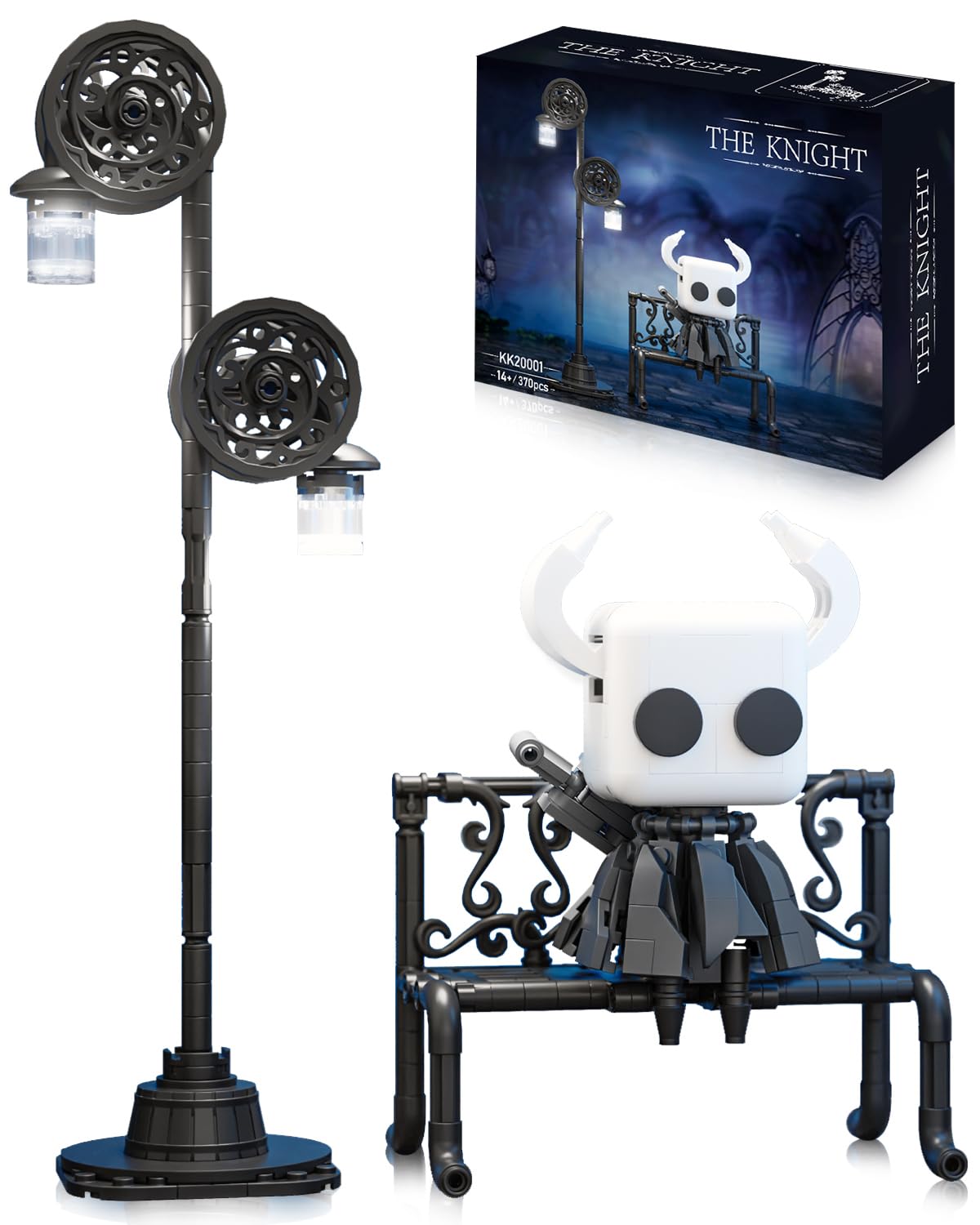 BrickTribe Knight Figure with detailed head and cloak for immersive display and imaginative play.