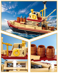 BrickTribe three fishermen minifigures enabling narrative play and scenes