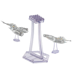 BrickVisions display stand for LEGO ARC-170 with 4x4 top plate connection for stable balance