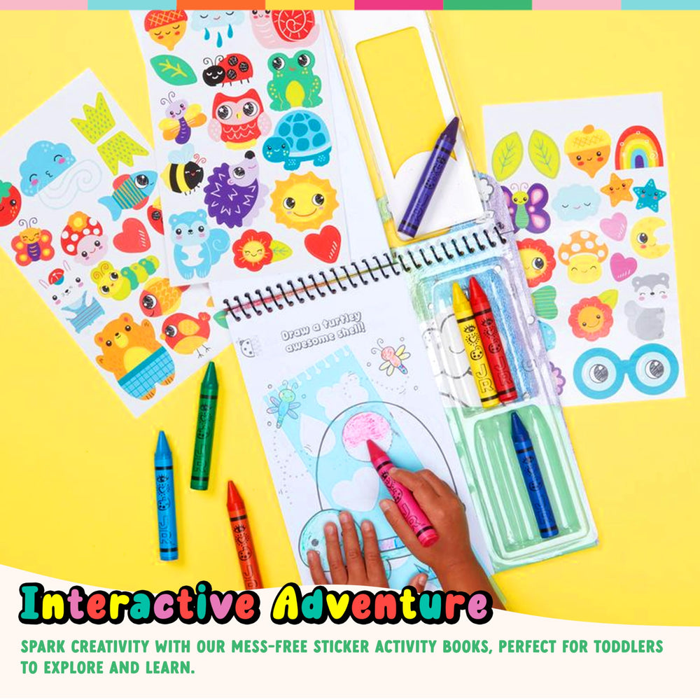 Bright Stripes nature stencil set lets kids trace scenes anywhere