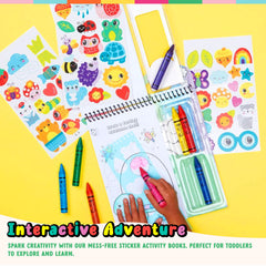 Bright Stripes nature stencil set lets kids trace scenes anywhere
