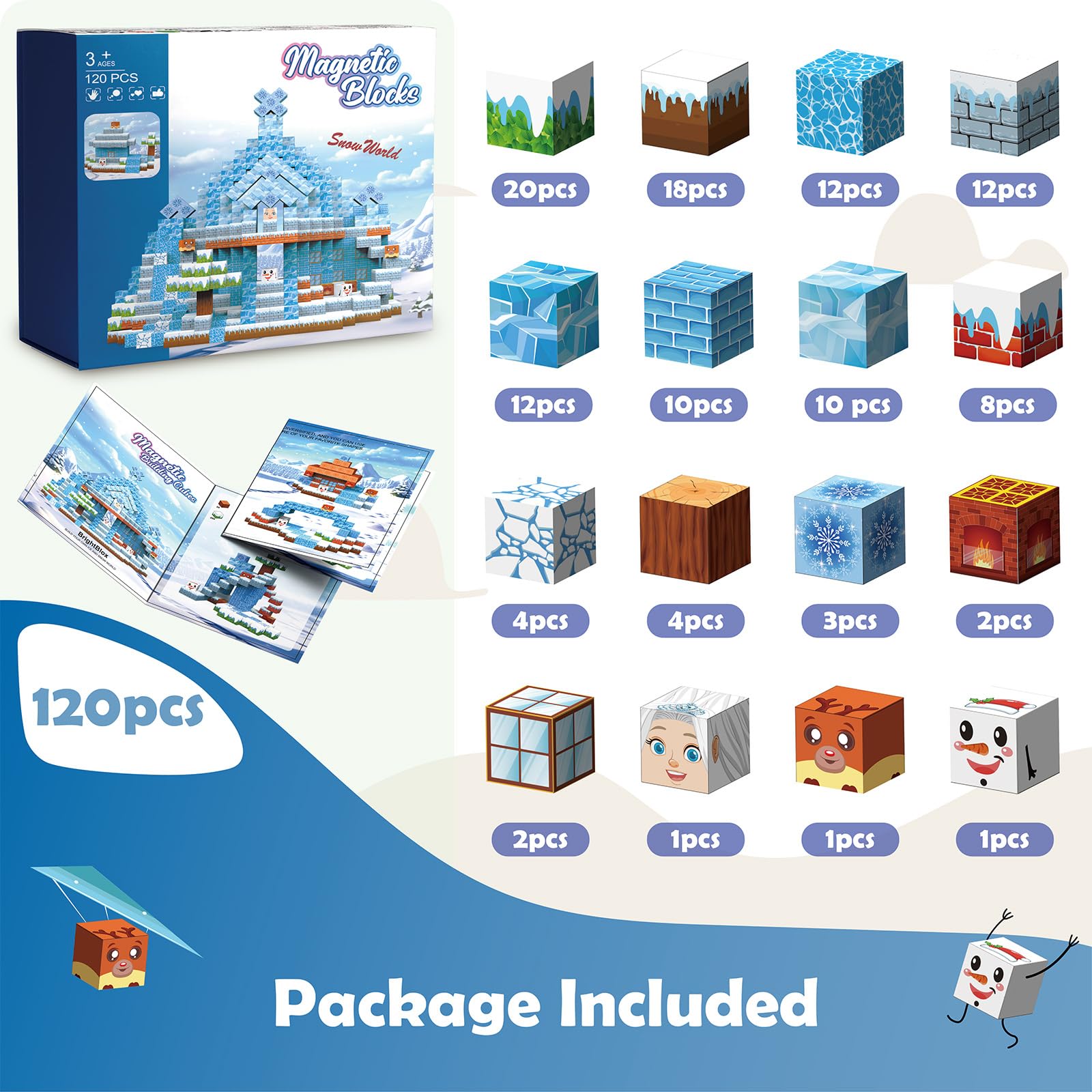 BrightBlox magnetic blocks snap smoothly for quick, creative exploration.