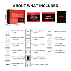 BRIKSMAX LED kit instruction guide aids quick, step-by-step install.