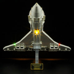 BRIKSMAX Concorde light kit LED close up highlights vibrant LEDs and color balance.