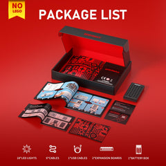 BRIKSMAX LED kit works with LEGO Ideas for expanded creativity.