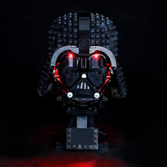 BRIKSMAX helmet LED kit creates a subtle side glow for depth