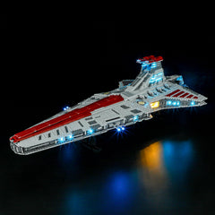 BRIKSMAX LED lighting kit brightens the Venator's front section for dramatic display