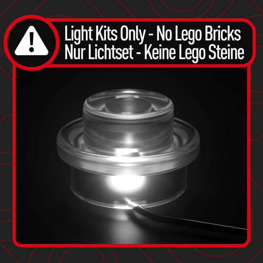 BRIKSMAX LED lighting hides wires for a cleaner Toothless display.
