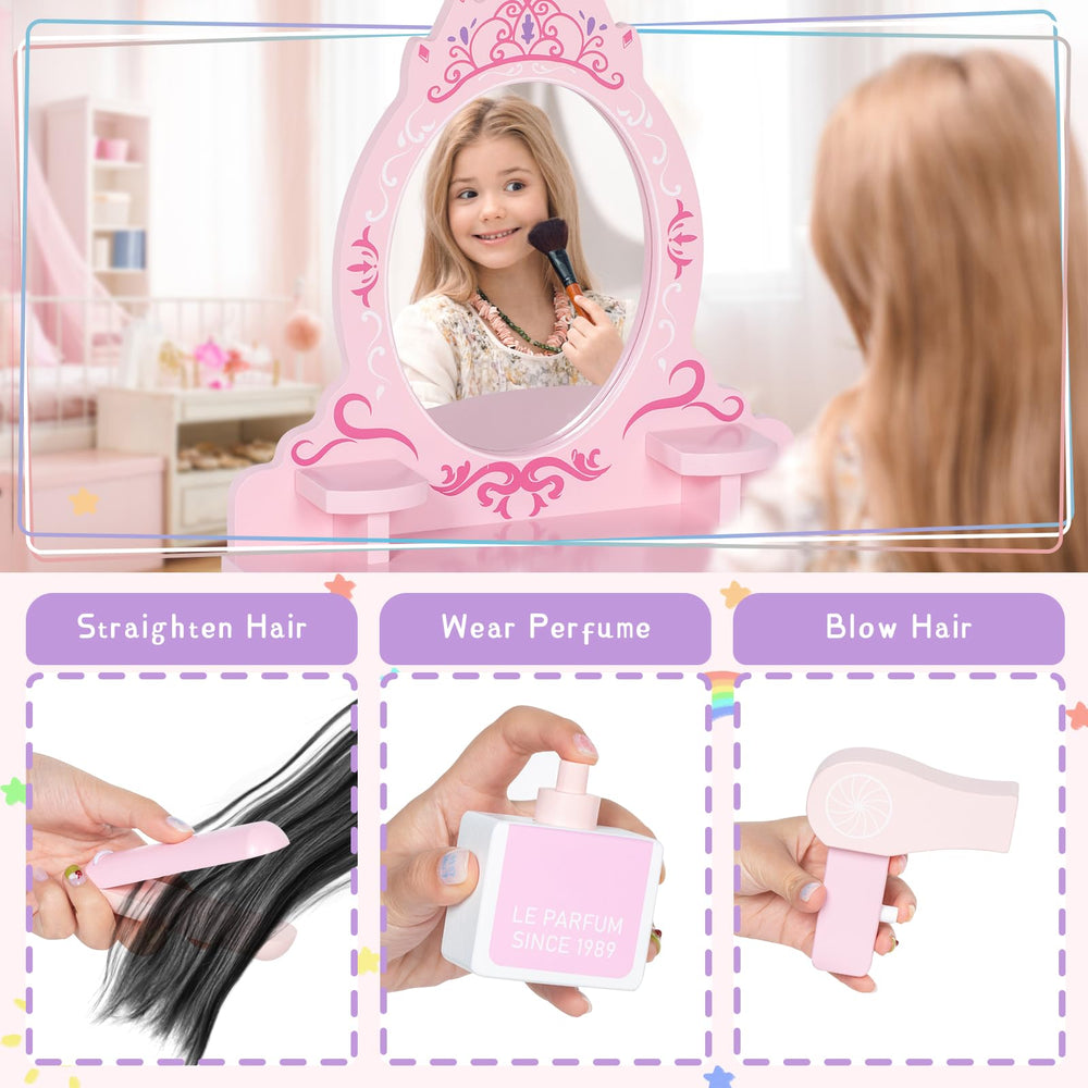 BRINJOY hair styling tools provide tactile play and grooming scenarios.
