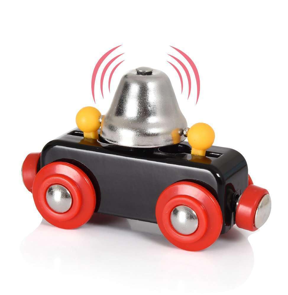 BRIO Bell Wagon compatibility with BRIO railway sets enables expandable layouts.