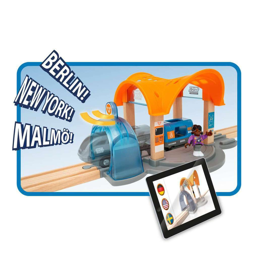 BRIO compatibility with BRIO railway tracks enables seamless expansion