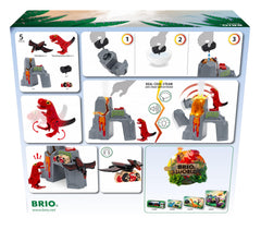 BRIO Pteranodon figure enables aerial adventures above the volcano